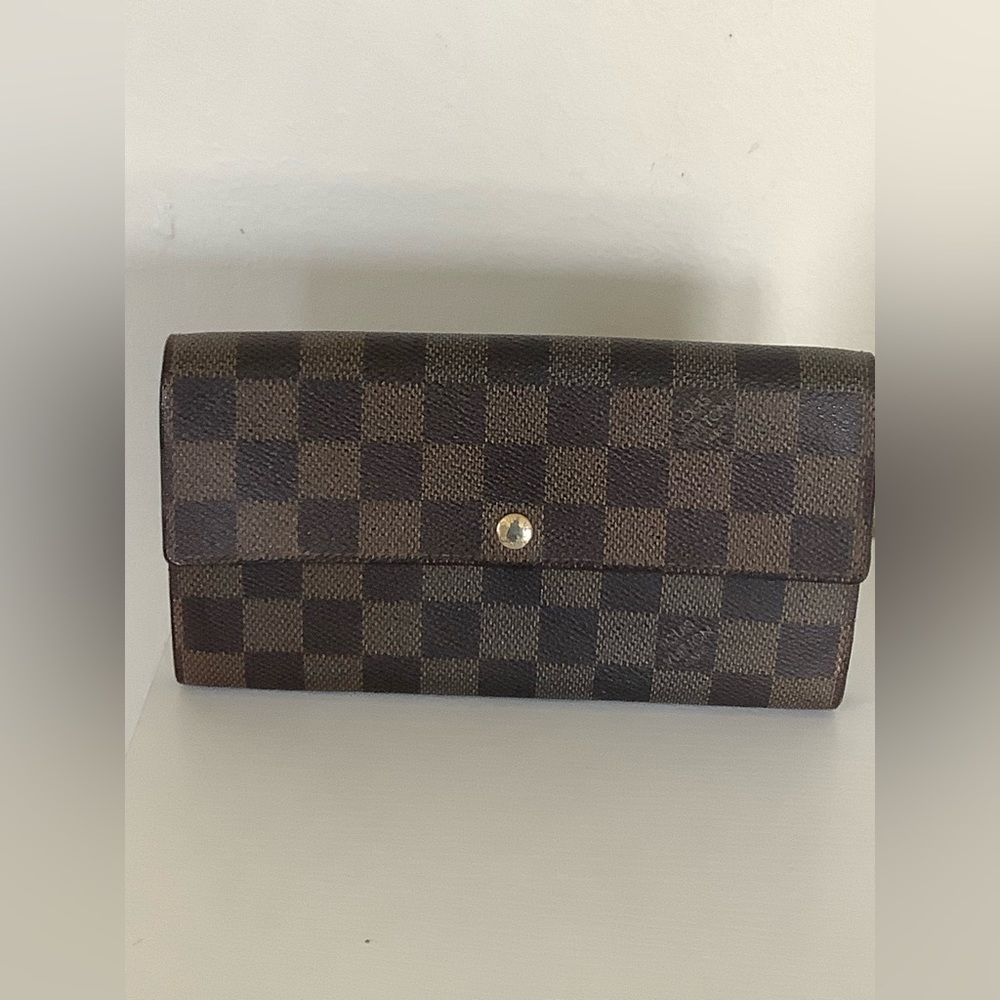 Louis Vuitton Damien Ebene Emilie wallet